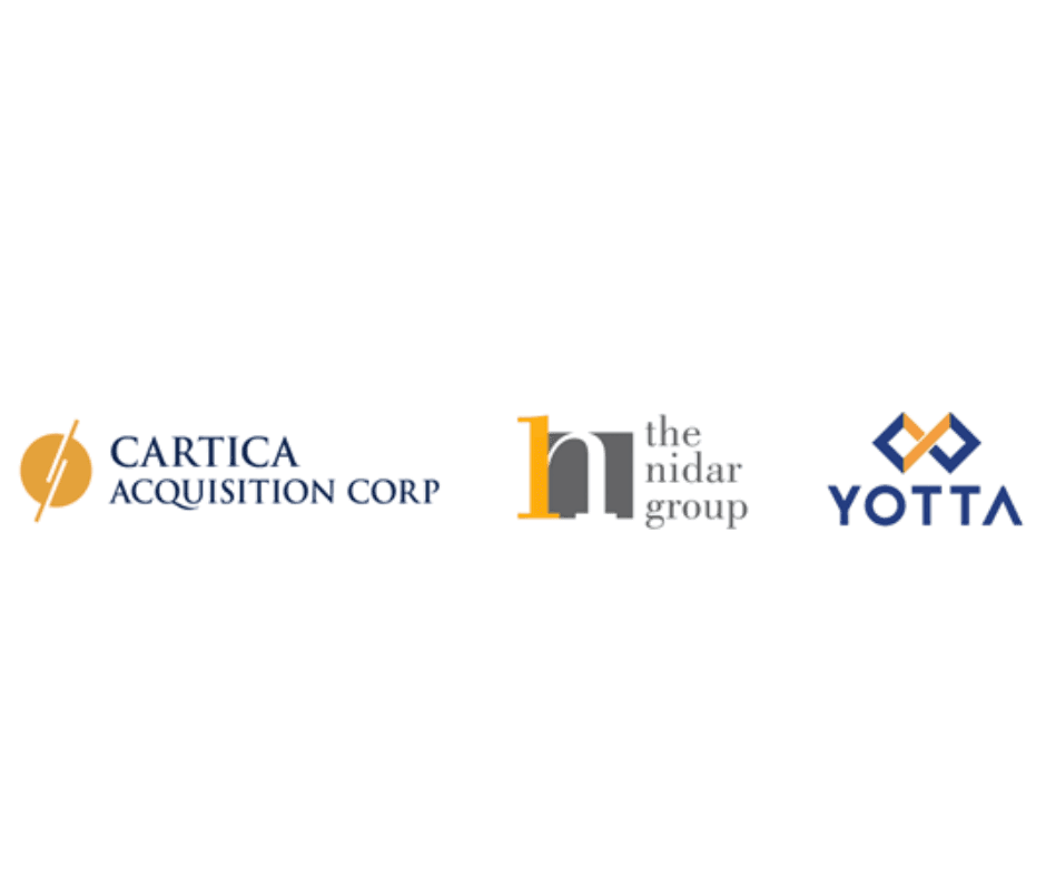 Yotta Data Services Parent Nidar Infrastructure and Cartica Acquisition Corp Set November 28 Shareholder Vote on Business Combination