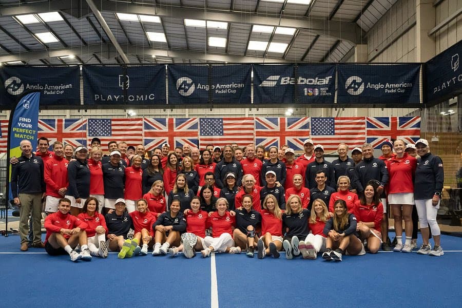 Team USA Holds Narrow Lead Over Great Britain After Day 1 of Inaugural Anglo American Padel Cup