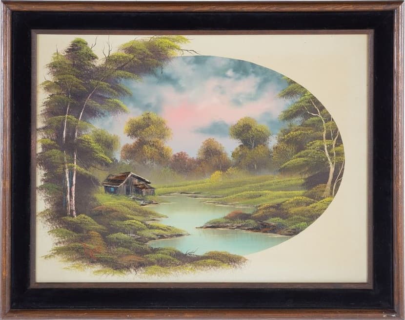 Bob Ross Painting Sells for $47,500, Signaling Rising Demand for His Works