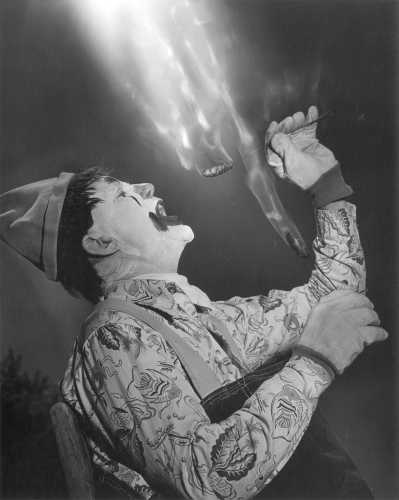 A. Aubrey Bodine's 'Fire Eating Clown' Highlights Mastery of Pictorialist Photography