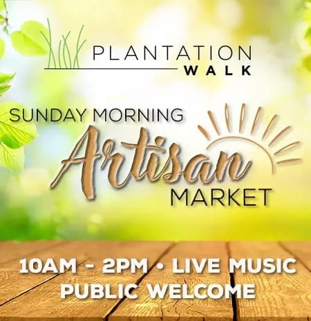 New Sunday Morning Artisan Market to Debut at Plantation Walk