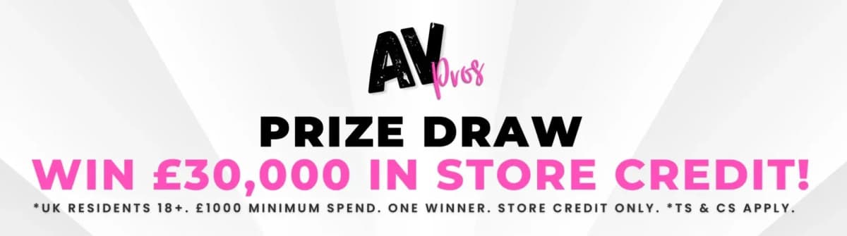 AV Pros Launches £30,000 Store Credit Prize Draw for Customers Spending £1,000 or More