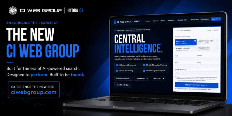 CI Web Group Relaunches Website to Target AI-Powered Search Results