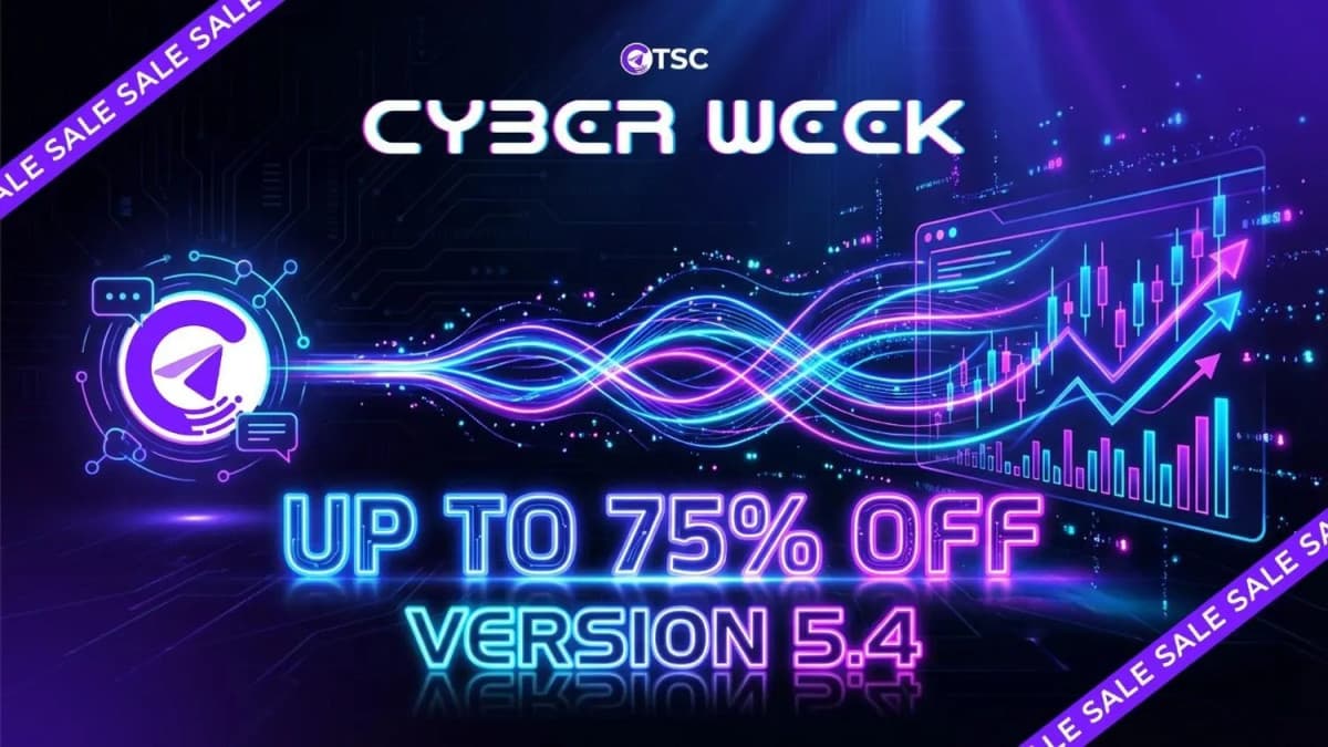 Telegram Signal Copier Launches Cyber Week Sale with Version 5.4 Update, Offering Up to 75% Off