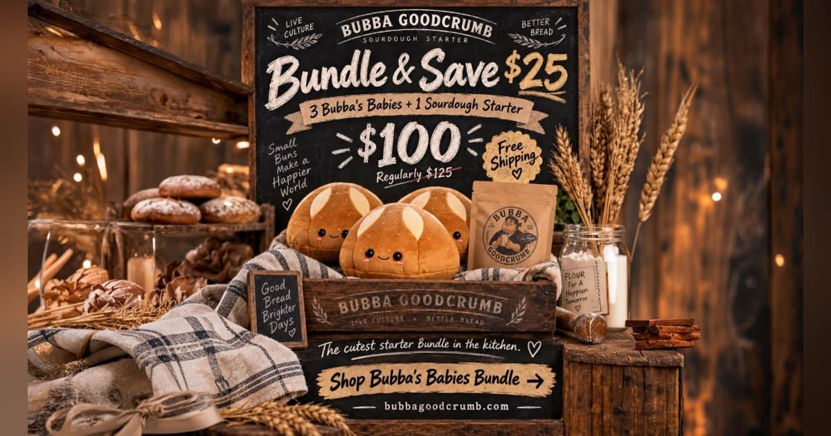Bubba Goodcrumb's Sourdough Plush Goes National, Blending Baking Culture with Collectible Appeal