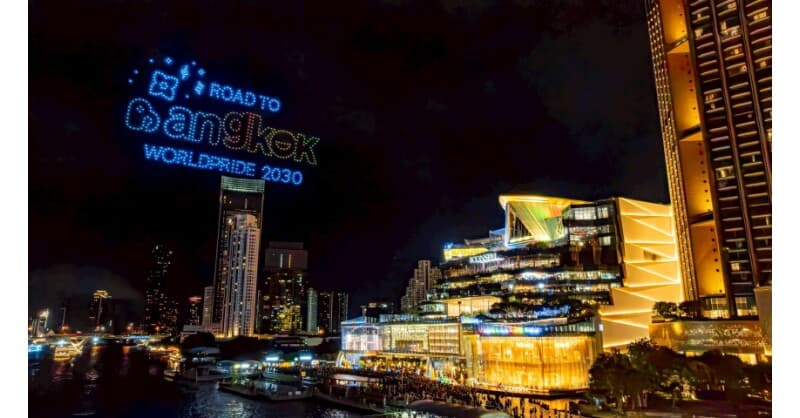 ICONSIAM’s Rainbow Drone and Fireworks Spectacular Positions Thailand as a Leading Host for World Pride 2030