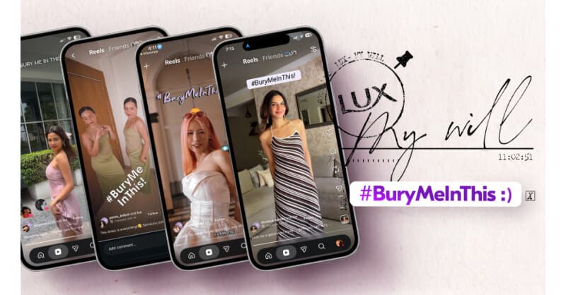 LUX Transforms '#BuryMeInThis' Trend into Formal Legal Declaration with #LUXMyWill Initiative
