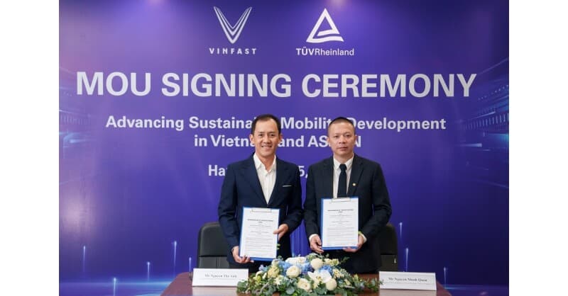 VinFast partners with TÜV Rheinland to boost Vietnam's auto testing capabilities