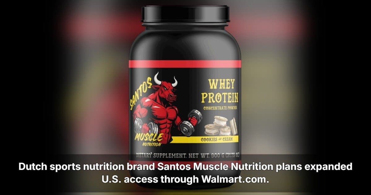 Santos Muscle Nutrition Prepares for Walmart.com Launch in US Market