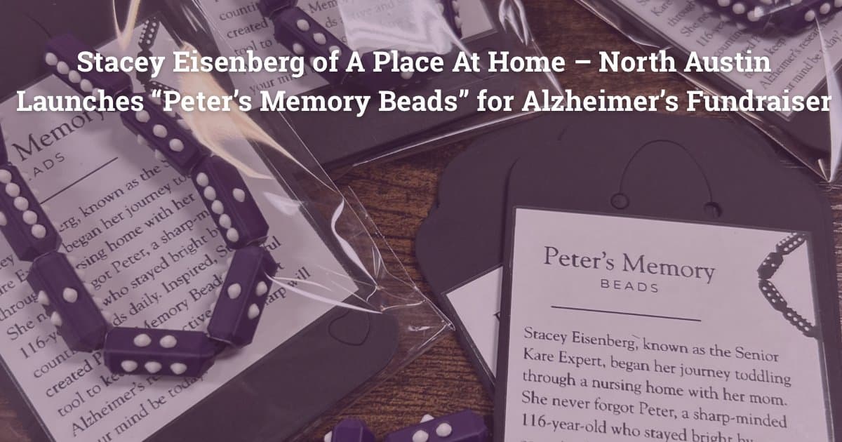 Stacey Eisenberg Launches Peter’s Memory Beads to Support Alzheimer’s Research Through Tactile Brain Health Tool