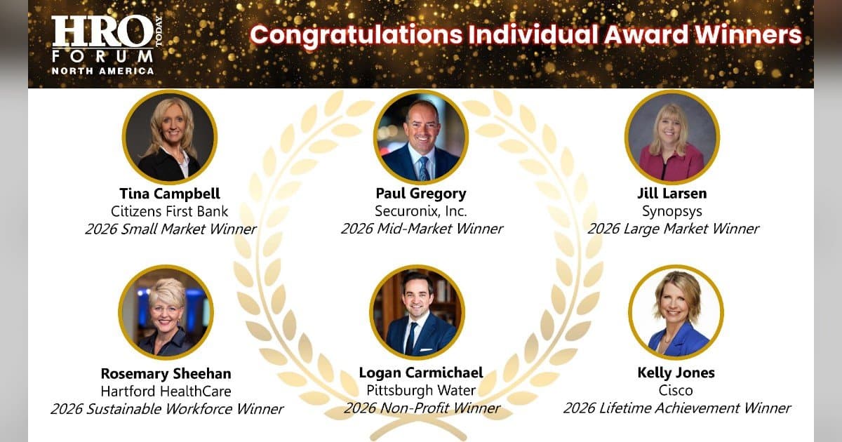 HRO Today Announces 2026 CHRO of the Year Award Winners