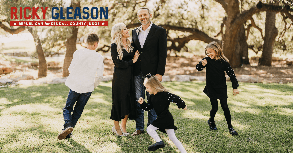 Kendall County Judge Hopeful Ricky Gleason Urges Early Voting as Primary Elections Approach