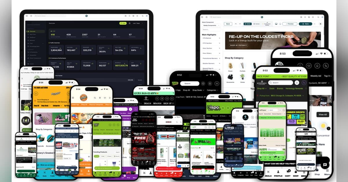 Buddy Cannabis Ecommerce Platform Hits 300 Live Storefronts, Streamlines Online Payments with POSaBIT Pay