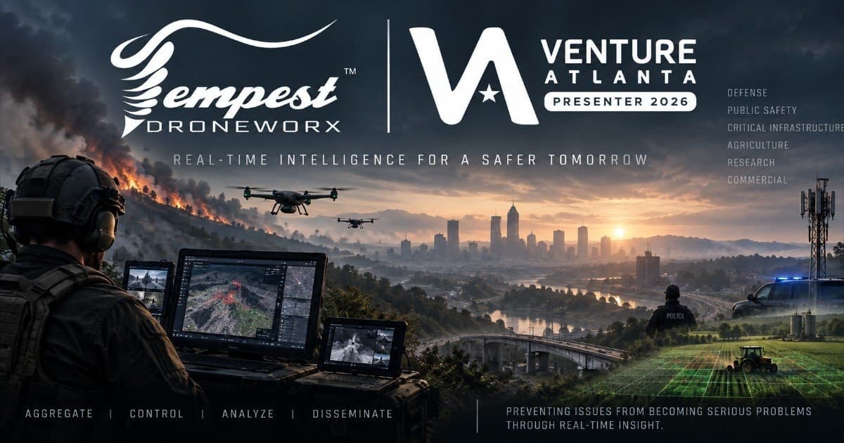 Tempest Droneworx to Present at Venture Atlanta 2026, Highlighting Real-Time 3D Intelligence Capabilities