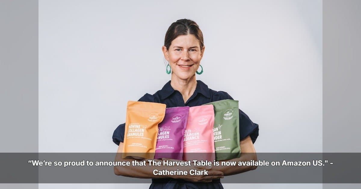 The Harvest Table Founder Celebrates U.S. Amazon Launch as Full Product Line Debuts